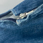 CHANEL P29999 Apparel Sleeveless 07C Coco Mark CC Denim Dress, Cotton, Women's, Blue