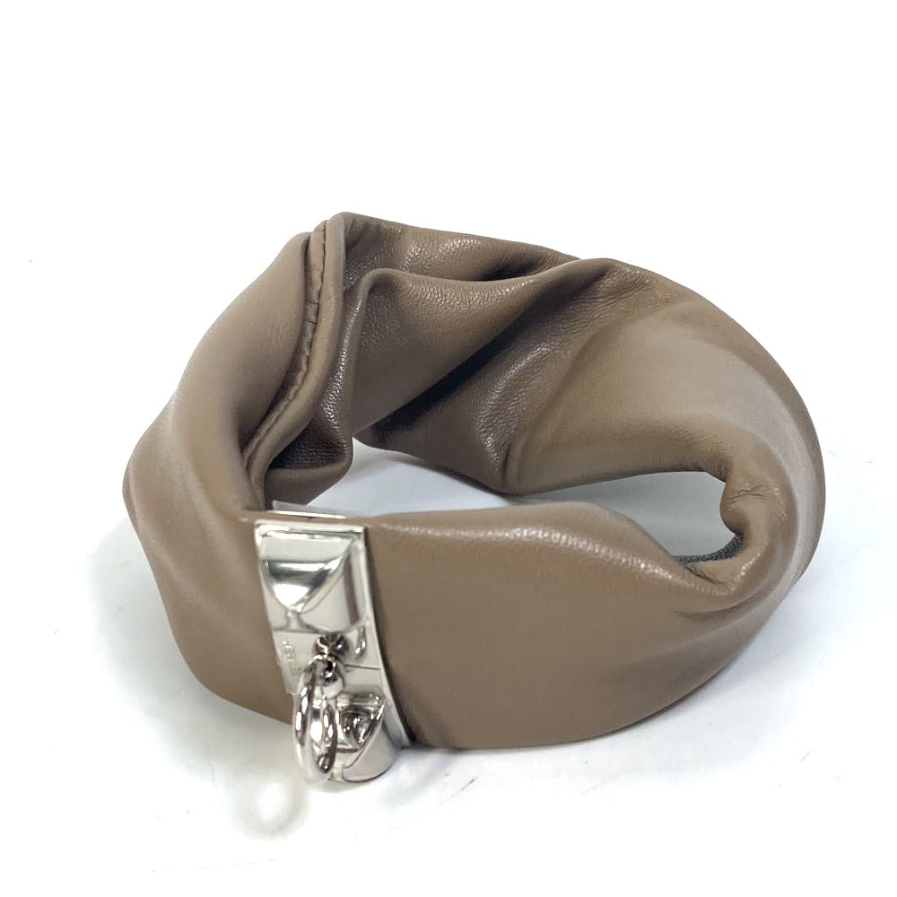 HERMES アクセサリー メドール トルサド プティアッシュ petit h ブレスレット レザー レディース エトゥープ ブラウン
