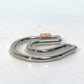 HERMES H logo charm, Ferra à Cheval, horseshoe, horse, horse hoof, Cheval key ring, metal, unisex, silver
