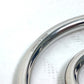 HERMES H logo charm, Ferra à Cheval, horseshoe, horse, horse hoof, Cheval key ring, metal, unisex, silver