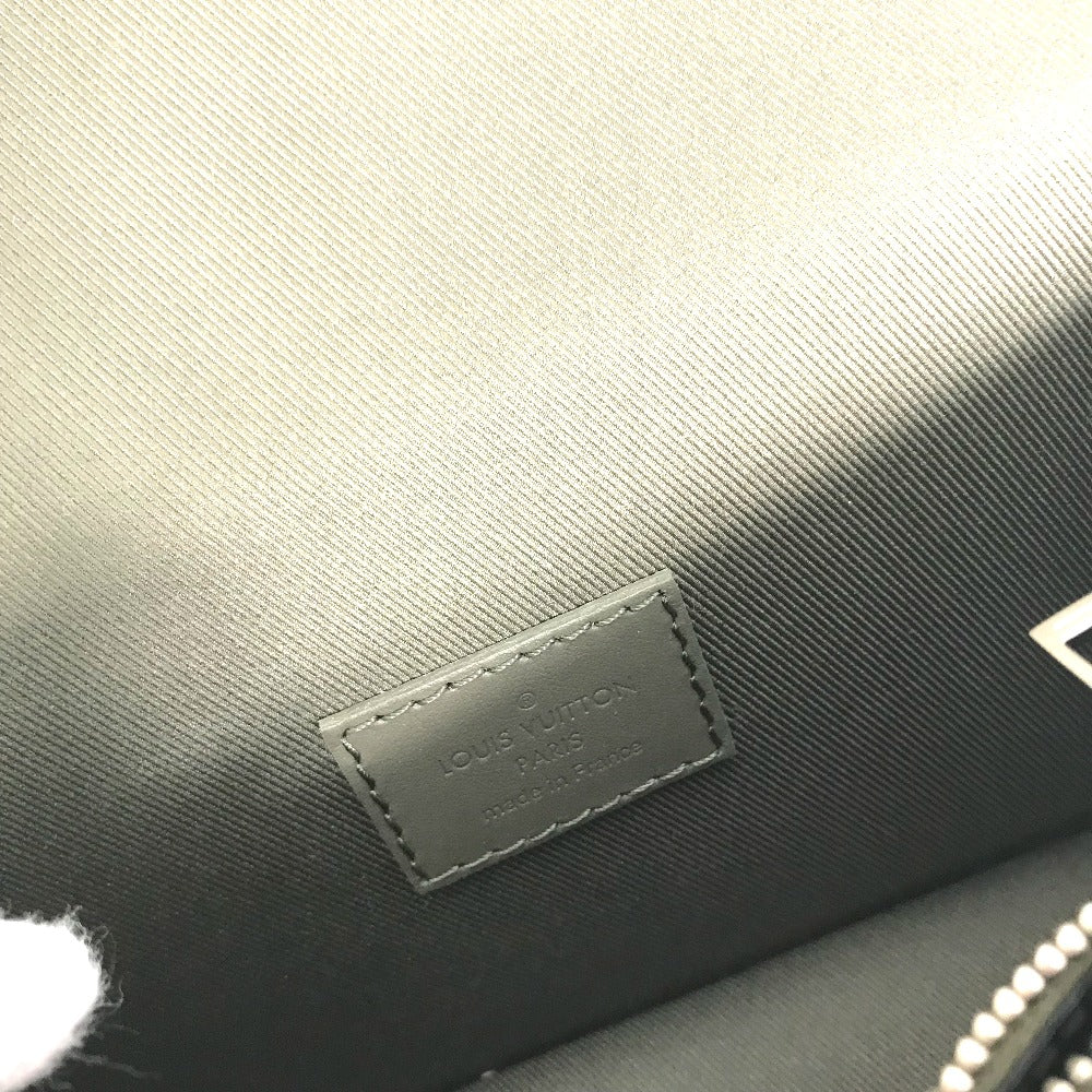 LOUIS VUITTON M82281 Aerogram Fastline Wearable Wallet Pochette Bag Crossbody Shoulder Bag Leather Men's Gray
