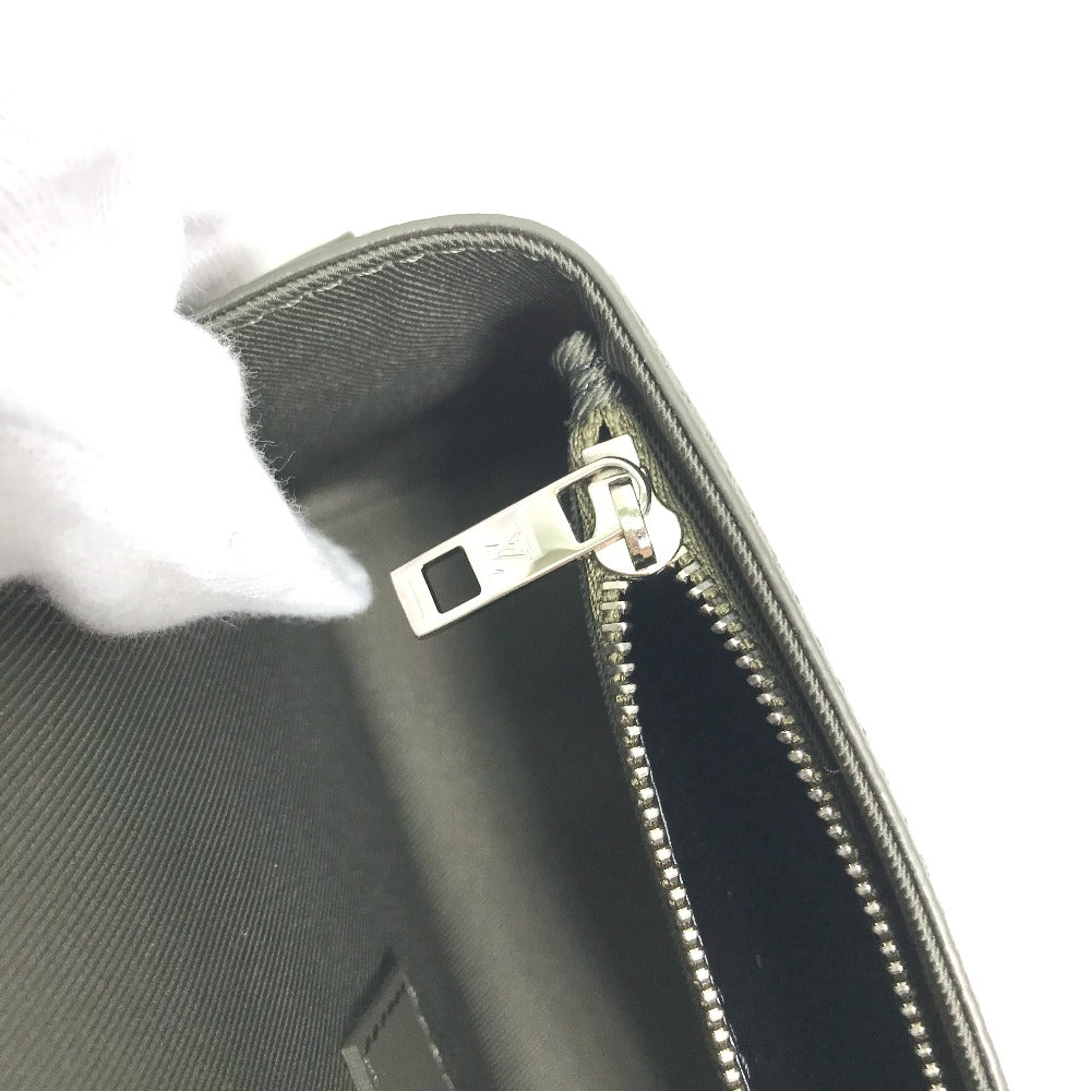 LOUIS VUITTON M82281 Aerogram Fastline Wearable Wallet Pochette Bag Crossbody Shoulder Bag Leather Men's Gray