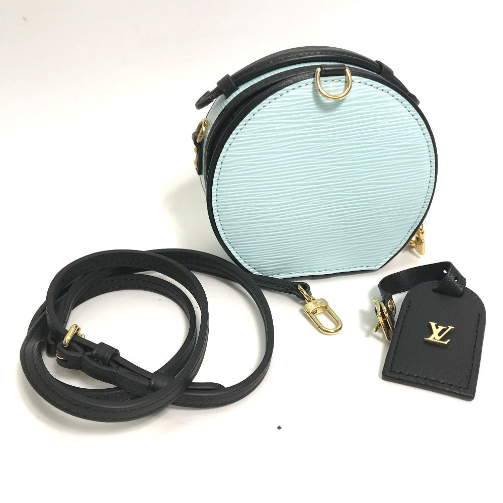 LOUIS VUITTON R97999 エピ プティット ボワット シャポー 2WAY ハンドバッグ 斜め掛け ポーチ ショルダーバッグ エピレザー レディース シーサイド ブルー
