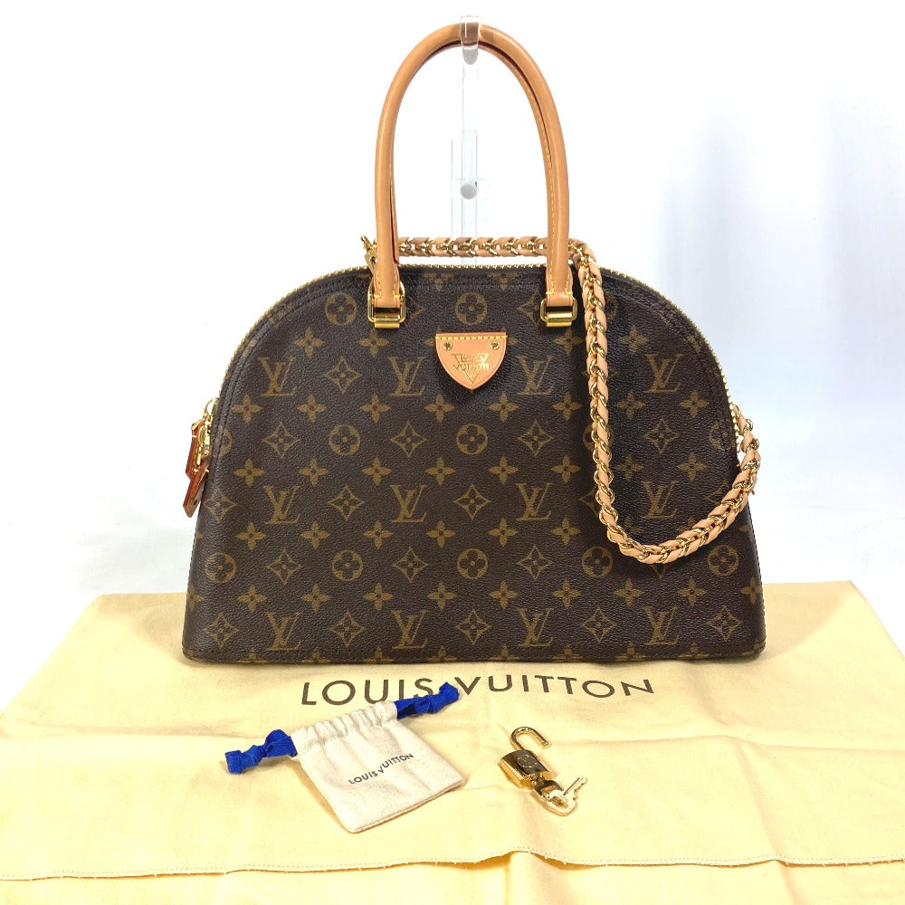 LOUIS VUITTON M44961 Monogram LV Moon Alma 2-Way Shoulder Bag with Chain, Shoulder Bag, Handbag, Monogram Canvas, Women's, Brown