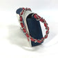 CHANEL Vintage No. 5 Chain Shoulder Bag in Canvas/Leather, Navy