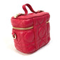 Dior S0918ONMJ Lady Dior Micro Vanity Cannage 2-Way Shoulder Bag/Handbag/Vanity Bag Leather Women's Red