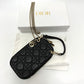 Christian Dior S0842ONMJ カナージュ フォンケース チェーン ショルダーバッグ レザー レディース ブラック