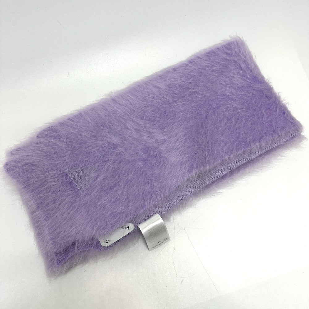 BOTTEGA VENETA 717775 Double Mohair Scarf, Purple, Women's