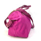 Salvatore Ferragamo Gancini Tote Bag, 2-Way Shoulder Bag/Handbag, Nylon/Leather, Women's, Pink