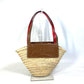 Christian Louboutin 1215226 Basket Bag, Tote Bag, Shoulder Bag, Handbag, Raffia, Women's, Beige