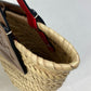 Christian Louboutin 1215226 Basket Bag, Tote Bag, Shoulder Bag, Handbag, Raffia, Women's, Beige