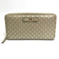 GUCCI 388680 グッチシマ ラウンドファスナー GG ロングウォレット 長財布 シマレザー メンズ ゴールド