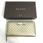 GUCCI 388680 グッチシマ ラウンドファスナー GG ロングウォレット 長財布 シマレザー メンズ ゴールド