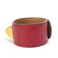 HERMES Bangle Medor Accessory Bracelet Leather Women's Red
