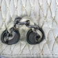 CHANEL CC Coco Mark Chain Bag, Crossbody Double Chain Shoulder Bag, Lambskin, White