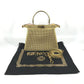 FENDI 8BN321 Versace collaboration FENDACE Peekaboo Medium ISEEU Medium 2-Way Shoulder Bag/Handbag Leather Women's Gold