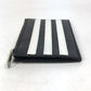 BALENCIAGA 721896 Logo Card Holder Fragment Case Adidas Collaboration Coin Case Leather Men's Black