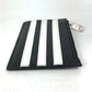 BALENCIAGA 721896 Logo Card Holder Fragment Case Adidas Collaboration Coin Case Leather Men's Black