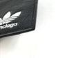 BALENCIAGA 721896 Logo Card Holder Fragment Case Adidas Collaboration Coin Case Leather Men's Black