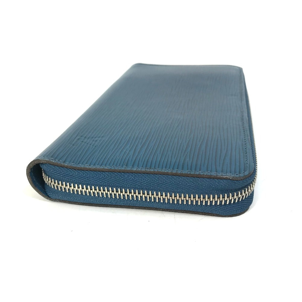 LOUIS VUITTON M60619 Epi Zippy Organizer Long Wallet in Epi Leather, Men's, Navy