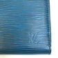 LOUIS VUITTON M60619 Epi Zippy Organizer Long Wallet in Epi Leather, Men's, Navy