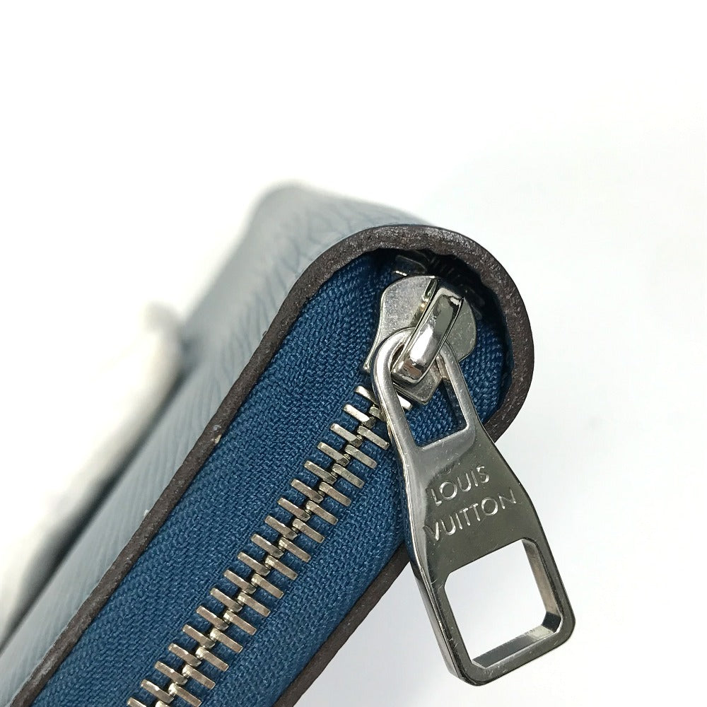 LOUIS VUITTON M60619 Epi Zippy Organizer Long Wallet in Epi Leather, Men's, Navy