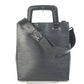 LOUIS VUITTON M58497 Epi Sac Plat Fold 2-Way Shoulder Bag, Tote Bag, Handbag, Epi Leather, Women's, Black
