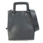 LOUIS VUITTON M58497 Epi Sac Plat Fold 2-Way Shoulder Bag, Tote Bag, Handbag, Epi Leather, Women's, Black