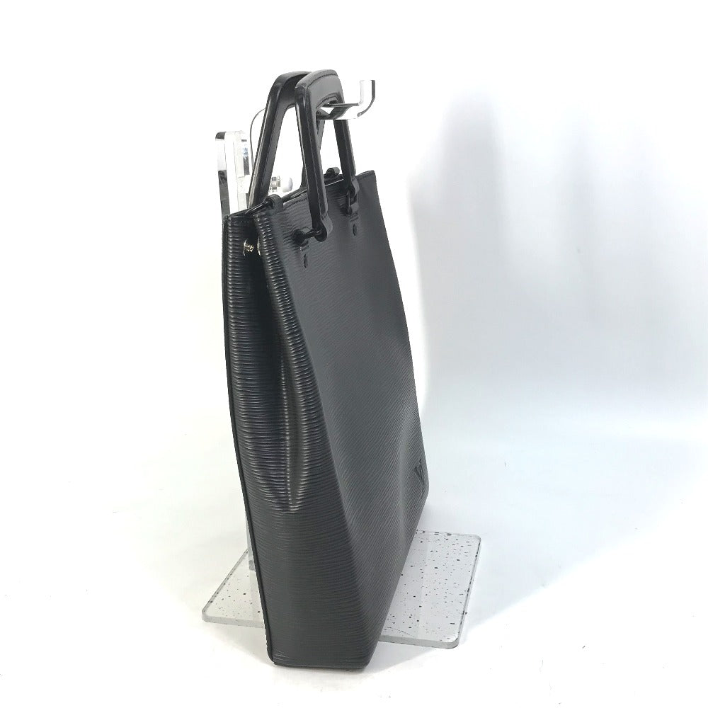 LOUIS VUITTON M58497 Epi Sac Plat Fold 2-Way Shoulder Bag, Tote Bag, Handbag, Epi Leather, Women's, Black