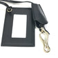BALENCIAGA 347238 Logo Bag, Second Bag, Clutch Bag, Leather, Women's, Black/White
