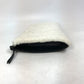 BALENCIAGA 347238 Logo Bag, Second Bag, Clutch Bag, Leather, Women's, Black/White