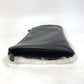 BALENCIAGA 347238 Logo Bag, Second Bag, Clutch Bag, Leather, Women's, Black/White