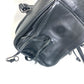 BOTTEGA VENETA Intrecciato Pochette Shoulder Bag, Double Pouch, Leather, Men's, Black