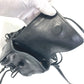 BOTTEGA VENETA Intrecciato Pochette Shoulder Bag, Double Pouch, Leather, Men's, Black