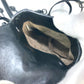 BOTTEGA VENETA Intrecciato Pochette Shoulder Bag, Double Pouch, Leather, Men's, Black