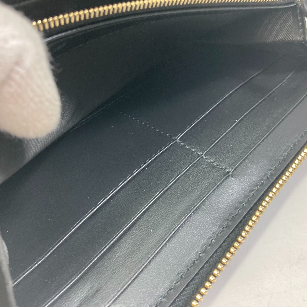 GUCCI 723784 Long Wallet GG Matelasse Zip-Around Wallet Leather Men's Black