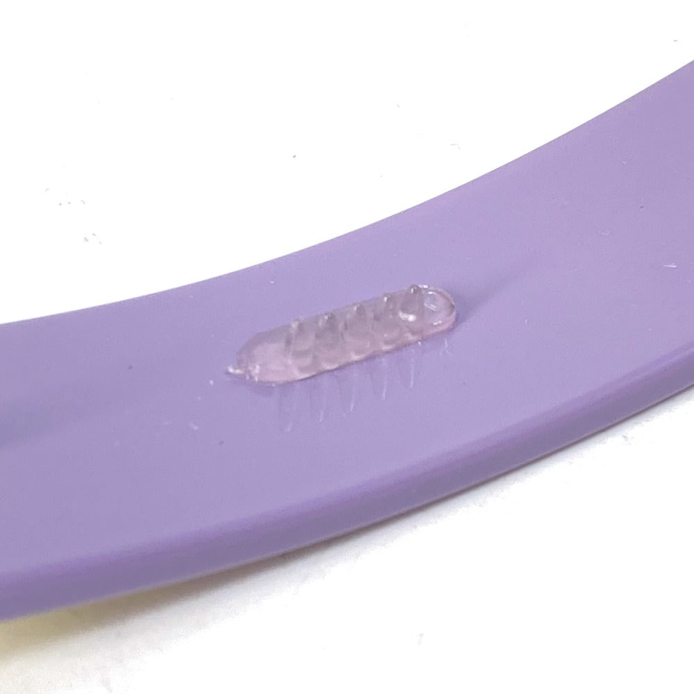 FENDI JFP402 Hairpin FF Hair Clip Logo Hair Accessory Barrette Acetate Kids Purple