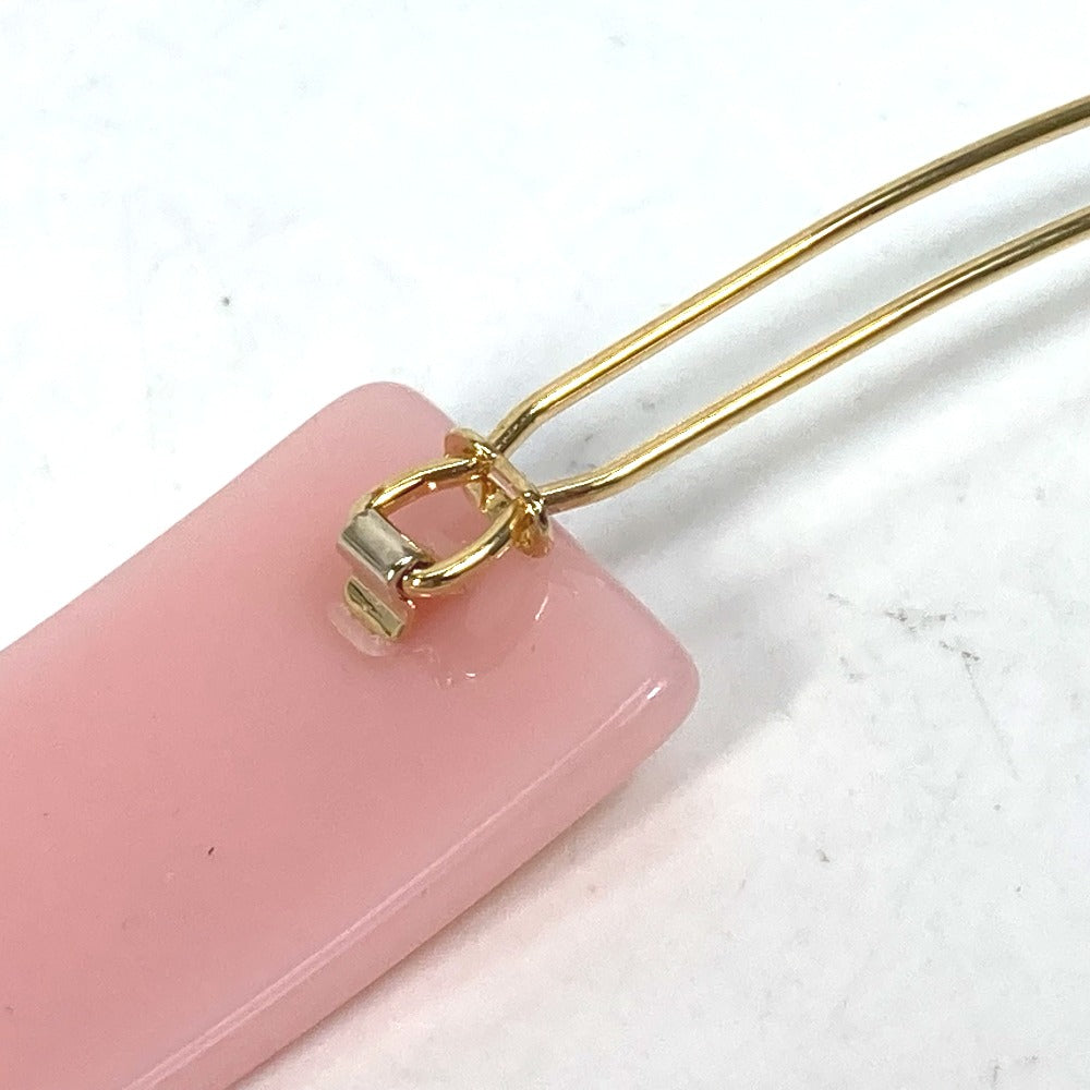 FENDI JFP402 Hairpin FF Hair Clip Logo Hair Accessory Barrette Acetate Kids Pink