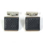 LOUIS VUITTON M65072 Damier Graphite Button de Manchette Soho Cufflinks in Damier Graphite Canvas, Men's, Black