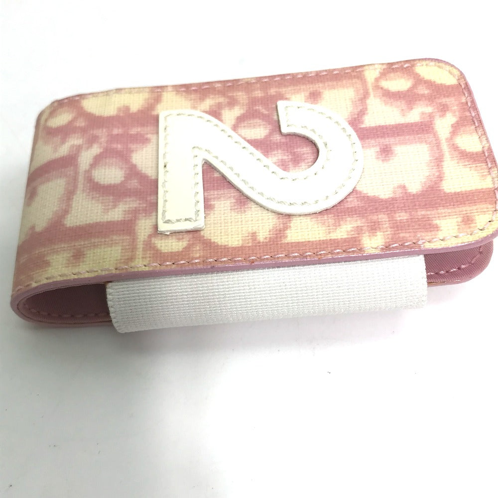 Christian Dior トロッター ナンバー2 携帯ケース PVC メンズ ピンク