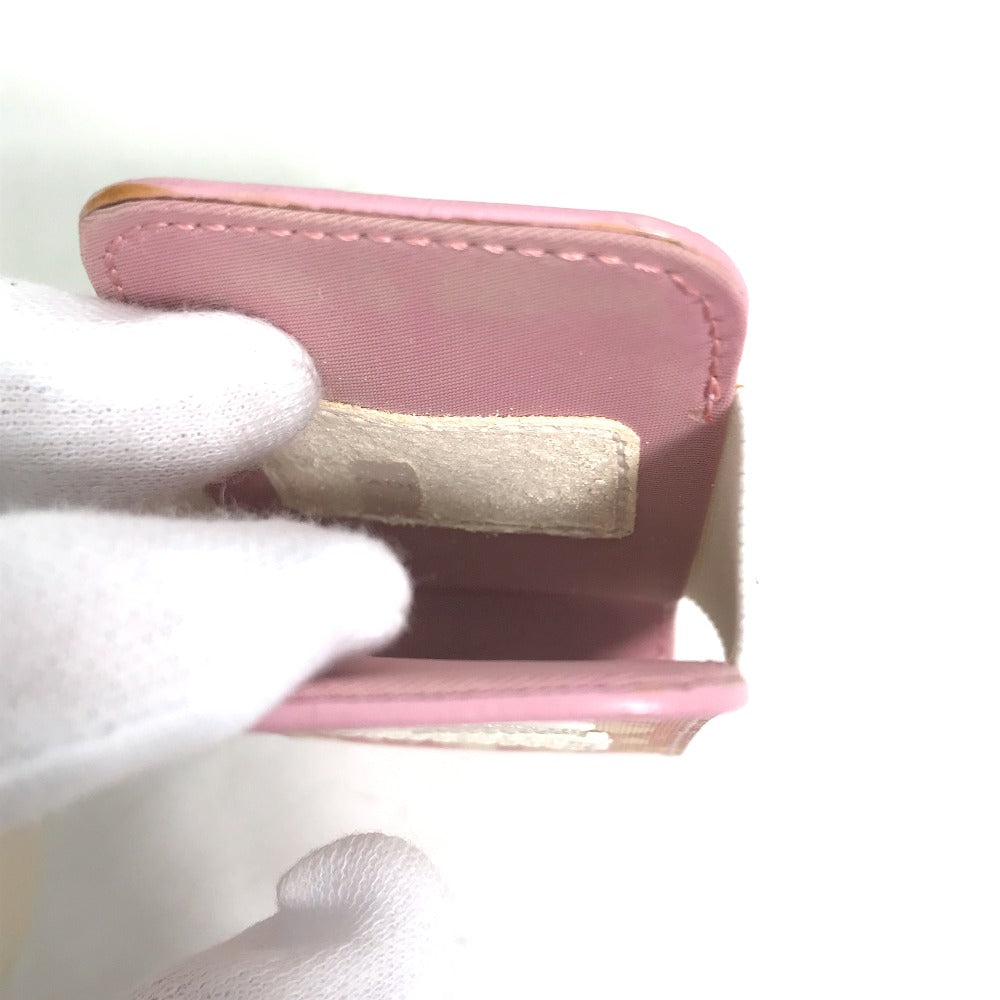 Christian Dior トロッター ナンバー2 携帯ケース PVC メンズ ピンク