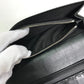 BVLGARI 33385 Wホック ロゴ 長財布 PVC/レザー レディース グレー