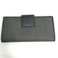 BVLGARI 33385 Wホック ロゴ 長財布 PVC/レザー レディース グレー