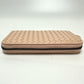 BOTTEGA VENETA Intrecciato Round Zip Long Wallet in Leather, Men's, Pink