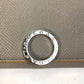 BVLGARI Bvlgari Logo Clip Bifold Leather Wallet for Women, Gray and Yellow