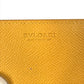 BVLGARI Bvlgari Logo Clip Bifold Leather Wallet for Women, Gray and Yellow