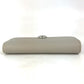 BVLGARI Bvlgari Logo Clip Bifold Leather Wallet for Women, Gray and Yellow