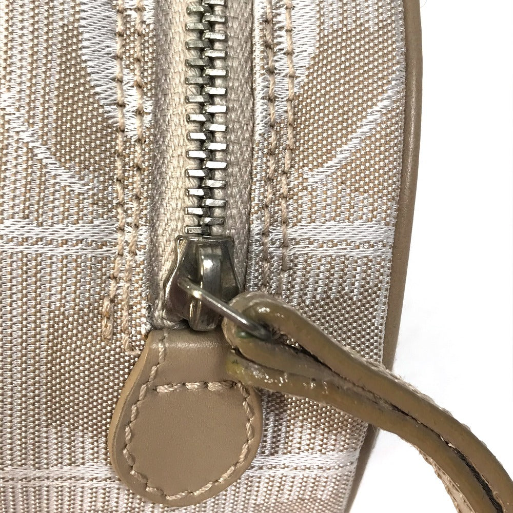 CHANEL A17682 ココマーク ニュートラベルライン ポシェット ポーチ キャンバス レディース ベージュ