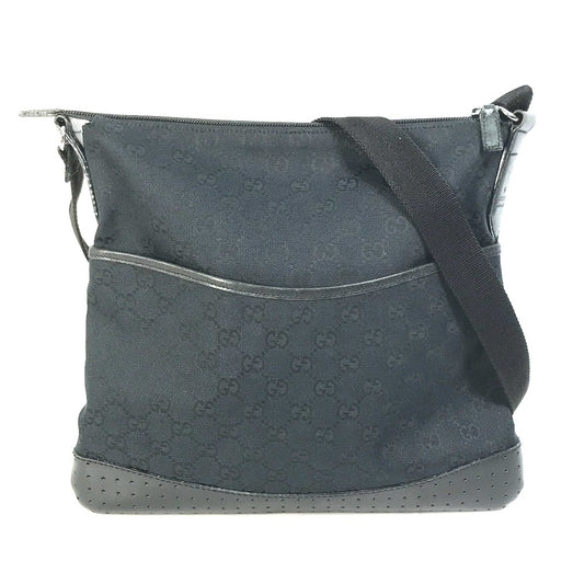 GUCCI 145857 GG カバン ショルダーバッグ GGキャンバス レディース ブラック