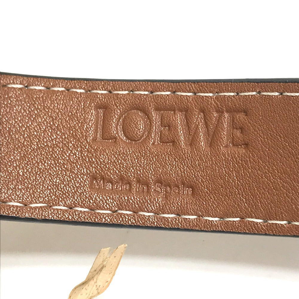 LOEWE 327.02.S92 アナグラム ストローバッグ バスケット スモール 籠バッグ ハンドバッグ ラフィア レディース ベージュ